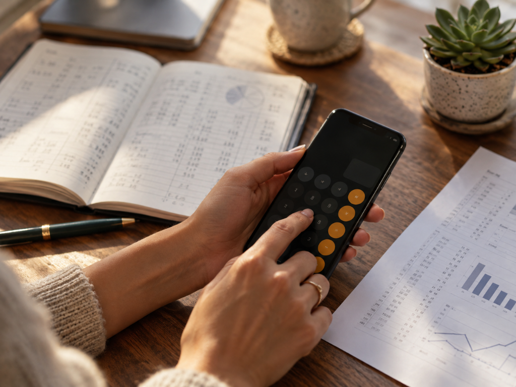 Homeowner calculating a higher monthly bond repayment after the South African interest rate increase